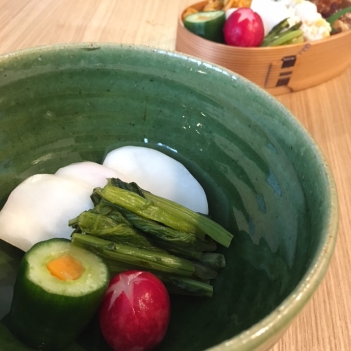 砂糖と塩と酢で!さっぱりがうれしい簡単浅漬け